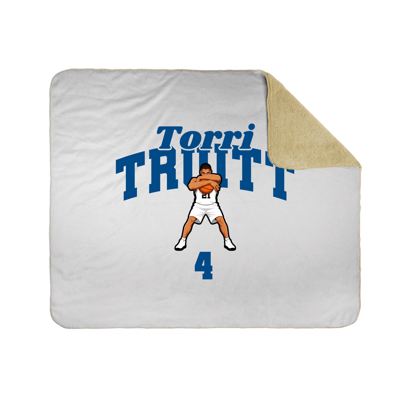 Throw Blanket — Signature Arch in White