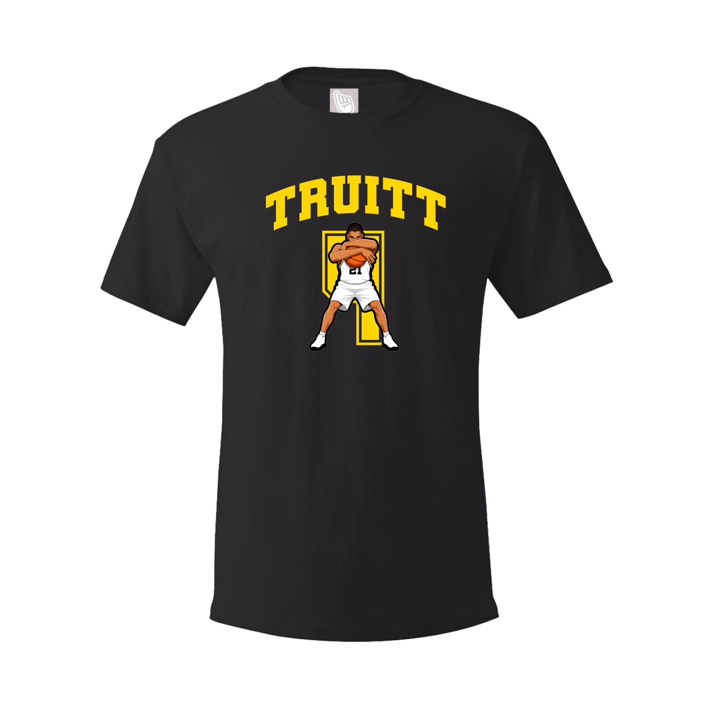 Youth Tee — Number in Black