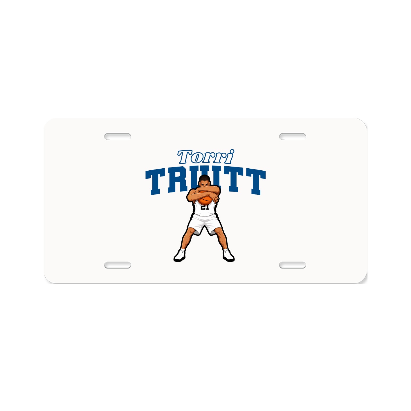 License Plate — Name Arch in Classic