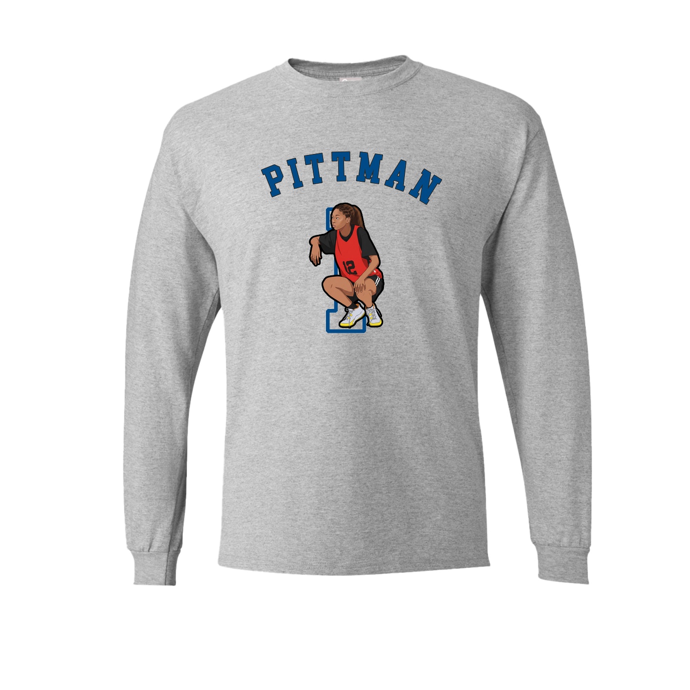 Long Sleeve Tee — Shirsey Arch in Grey