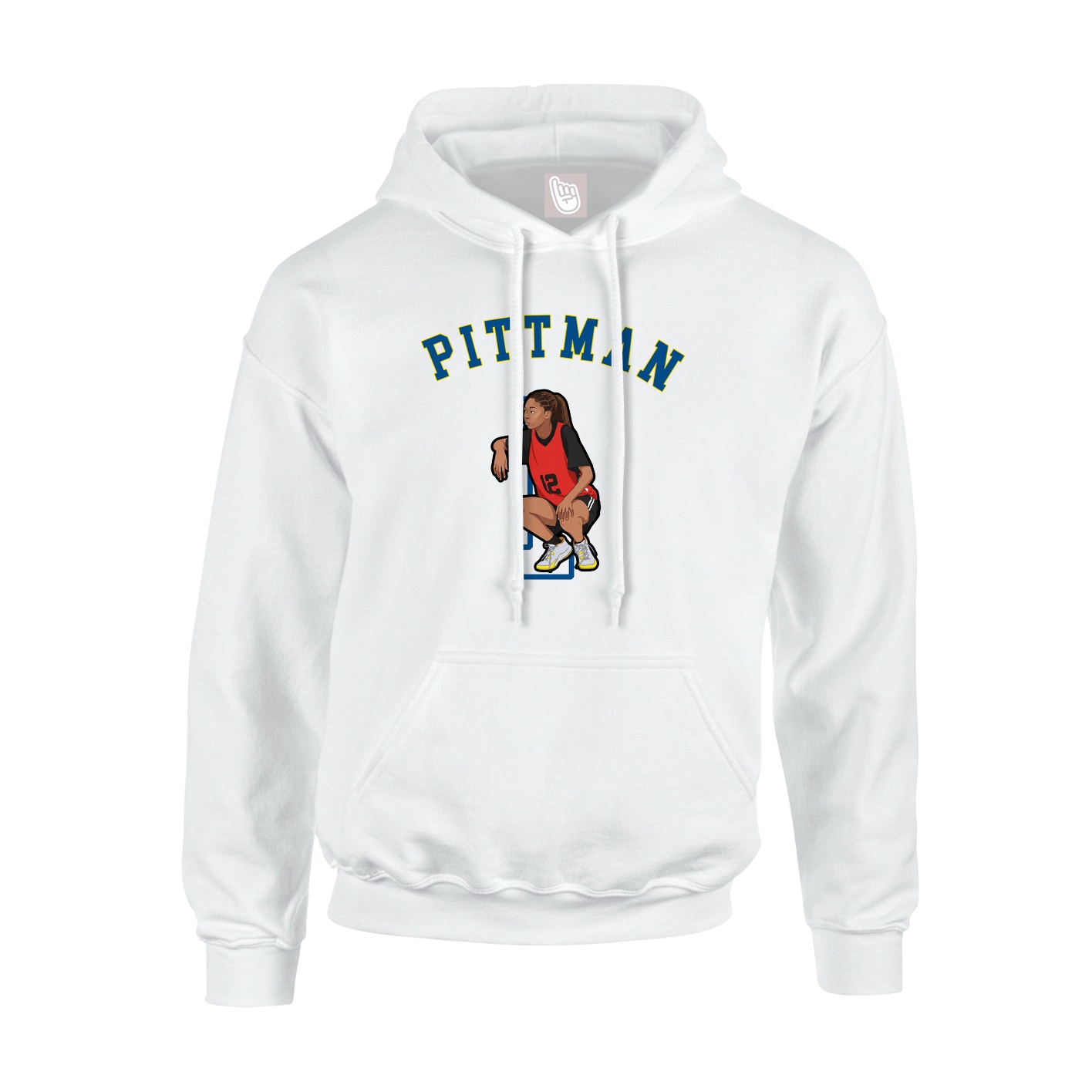 Hoodie — Shirsey Arch in White