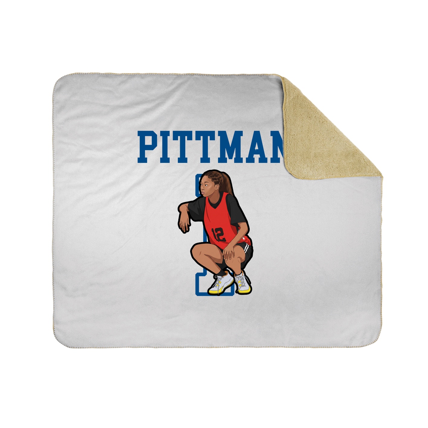 Throw Blanket — Shirsey in White