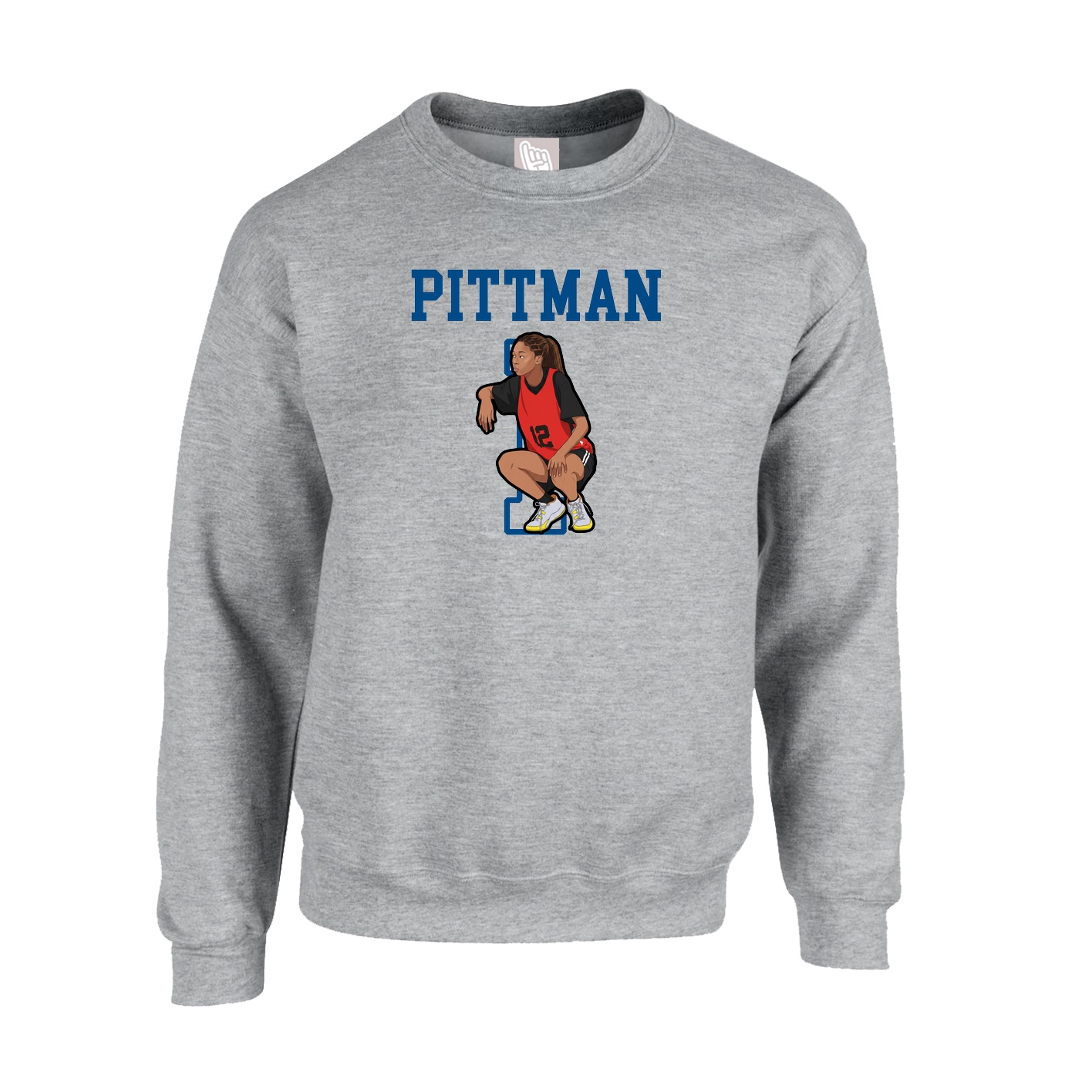 Fleece Crew — Shirsey in Grey