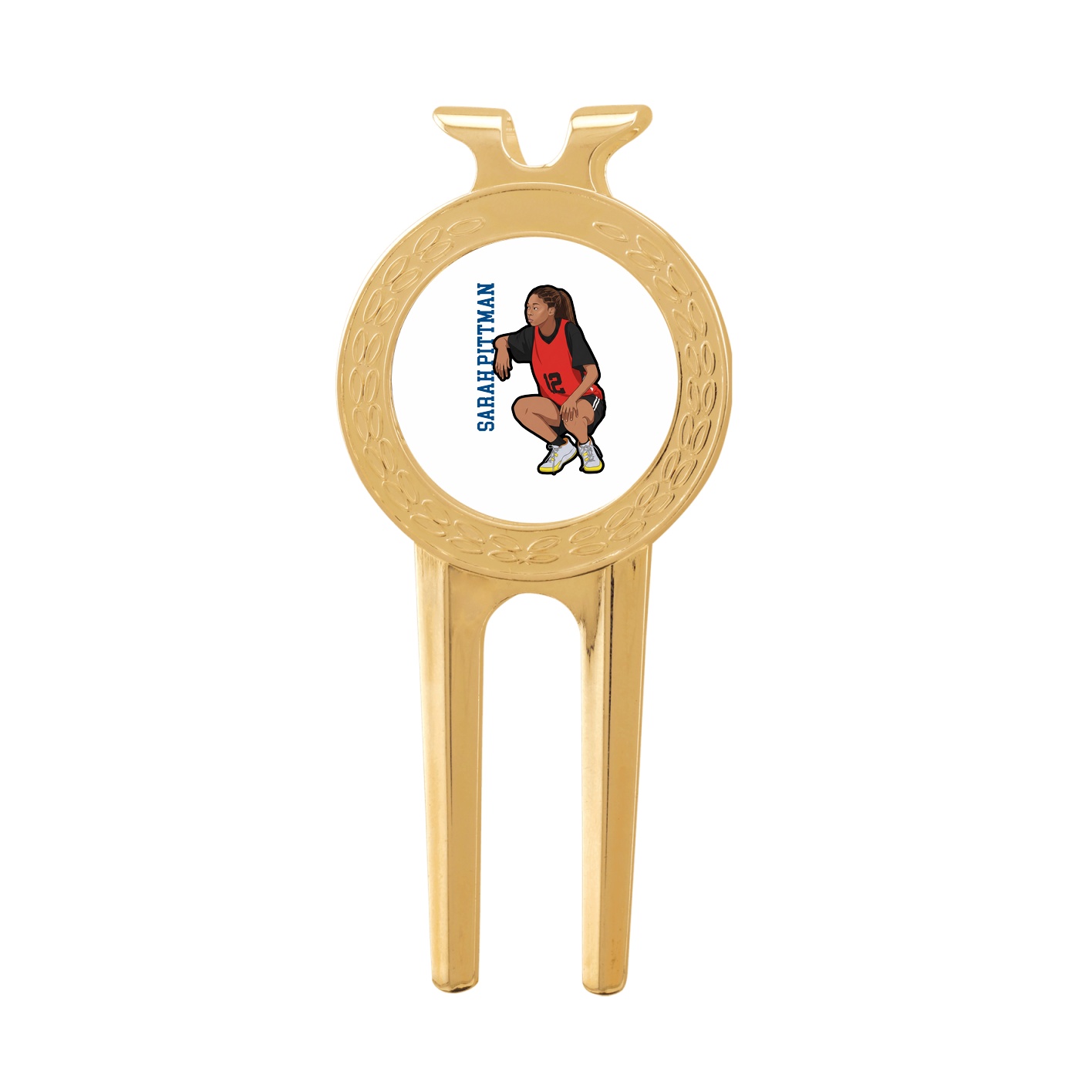 Divot Tool with Ball Marker — Name Vertical in Classic