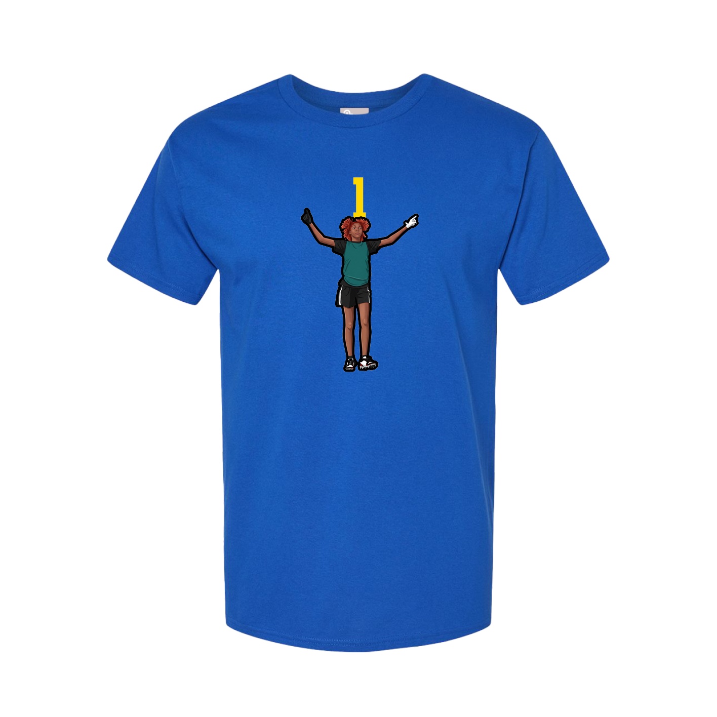 Tee — Number Top in Royal