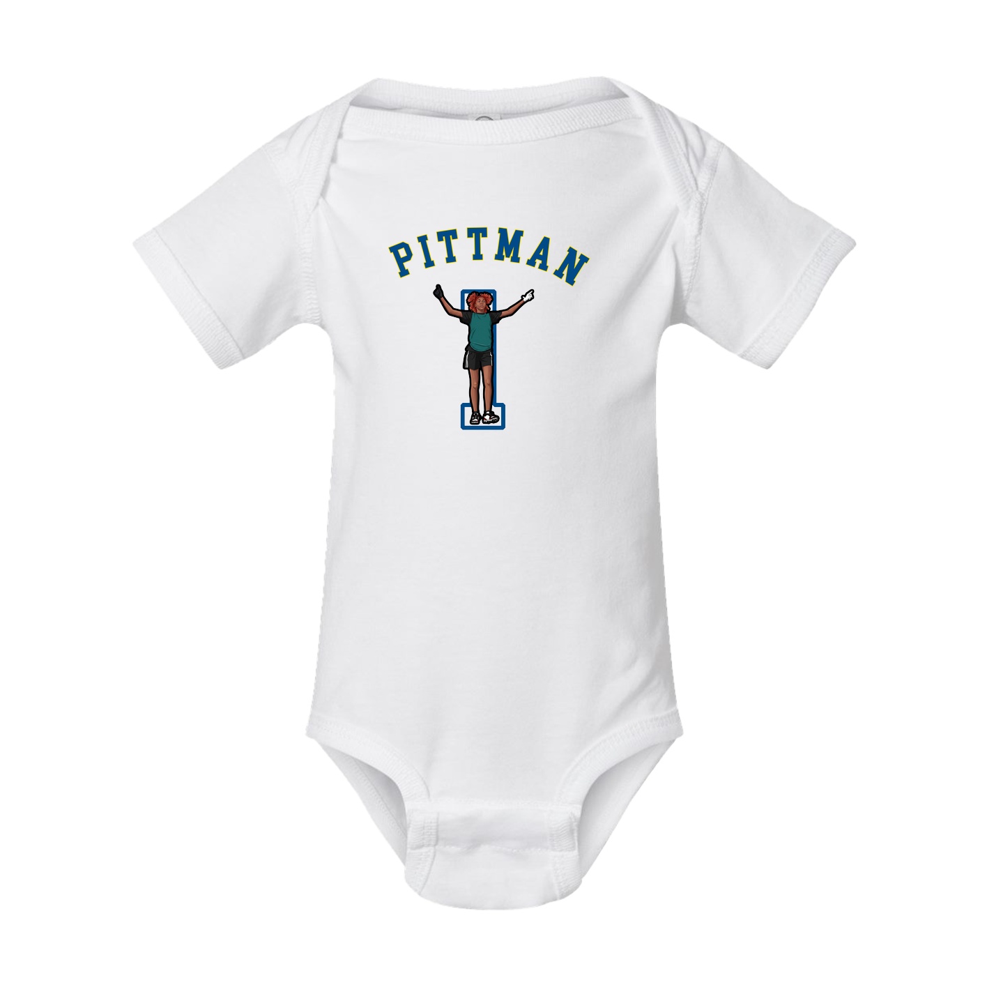 Baby Onesie — Shirsey Arch in White