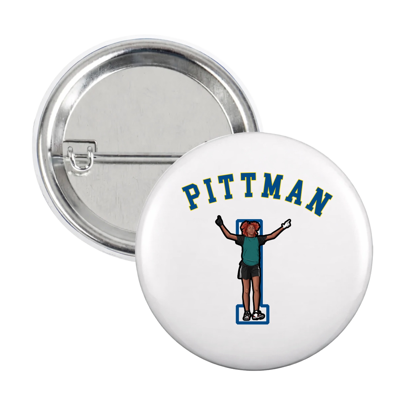 Game Day Button — Shirsey Arch in White