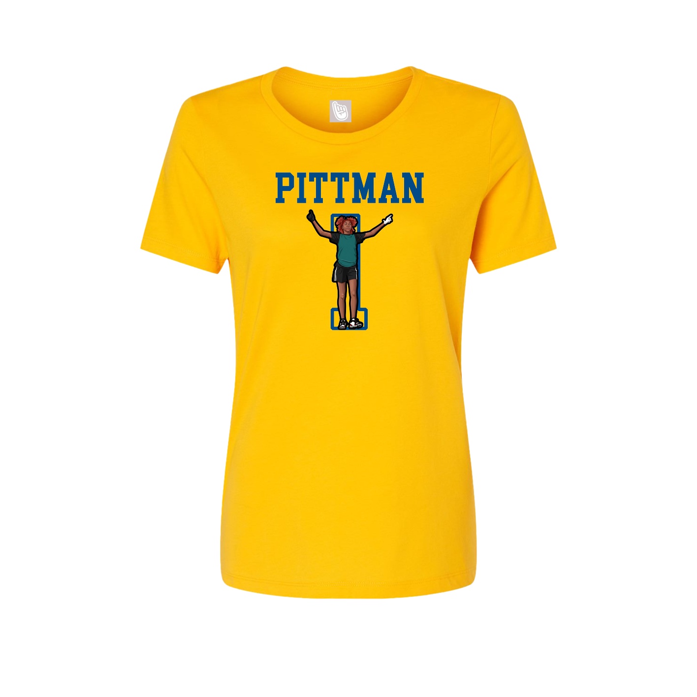 Fitted Women's Tee — Shirsey in Gold