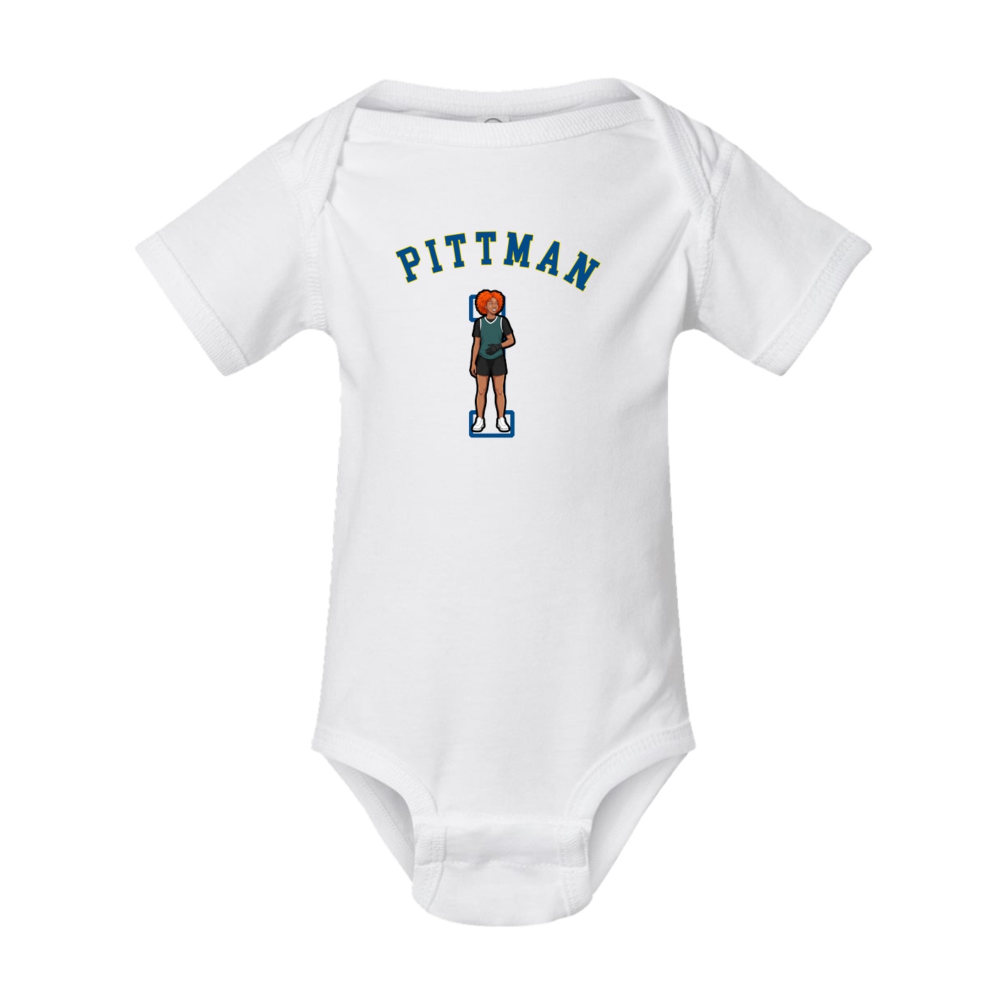 Baby Onesie — Shirsey Arch in White