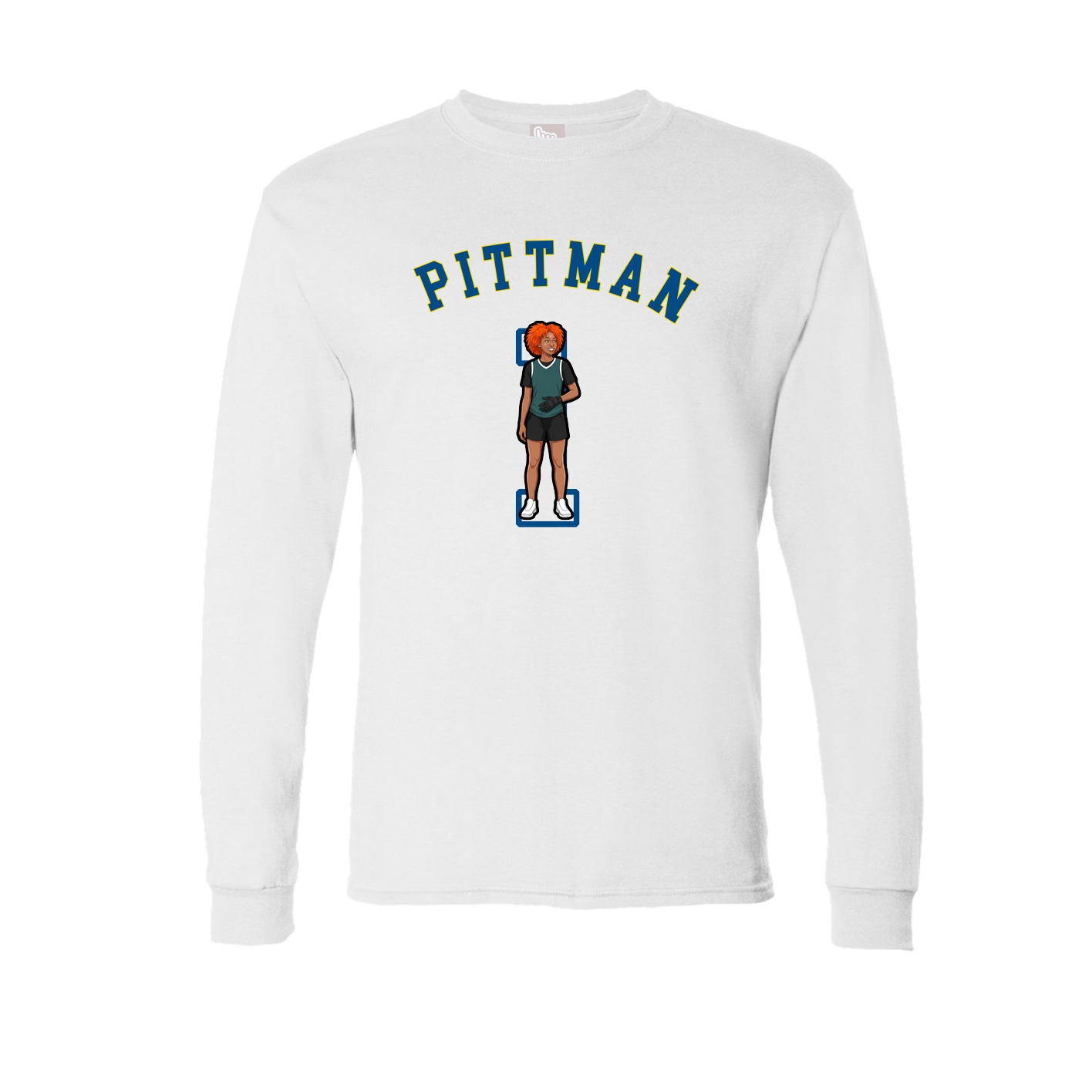Long Sleeve Tee — Shirsey Arch in White