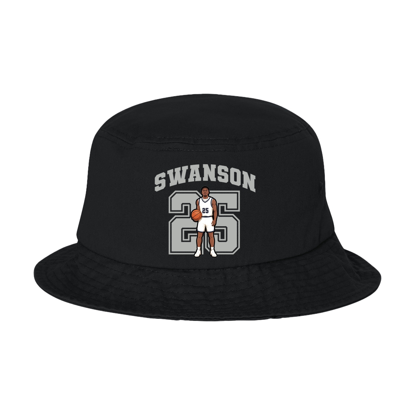 Bucket Cap — Number in Black