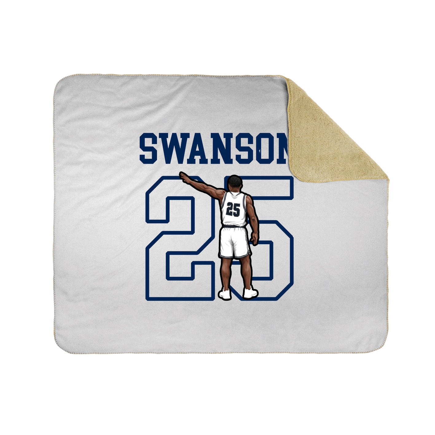 Throw Blanket — Shirsey in White