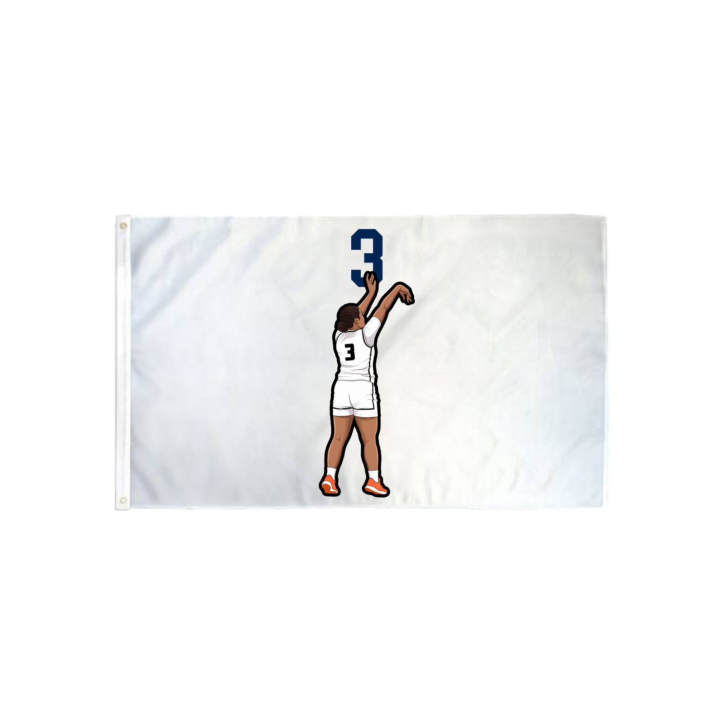 3x5 Flag — Number Top in Classic