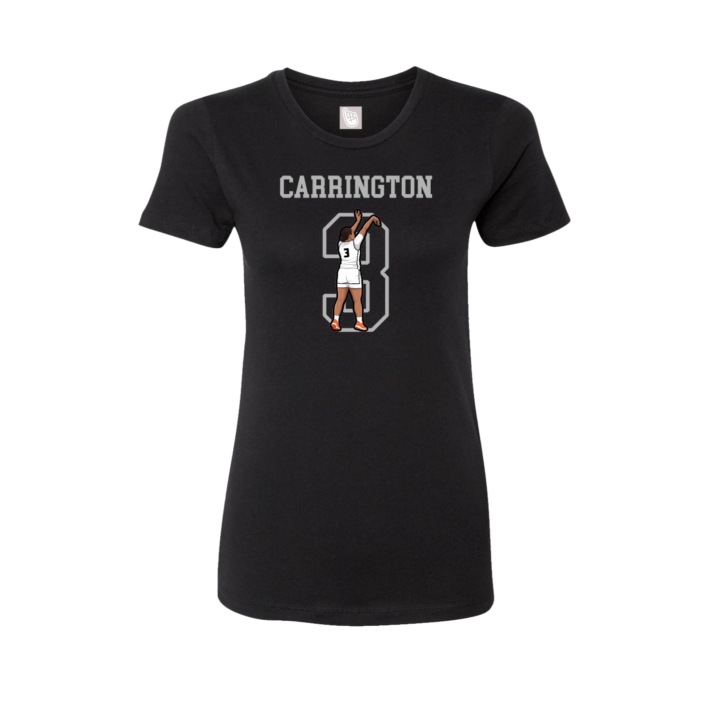 Fitted Women's Tee — Shirsey in Black