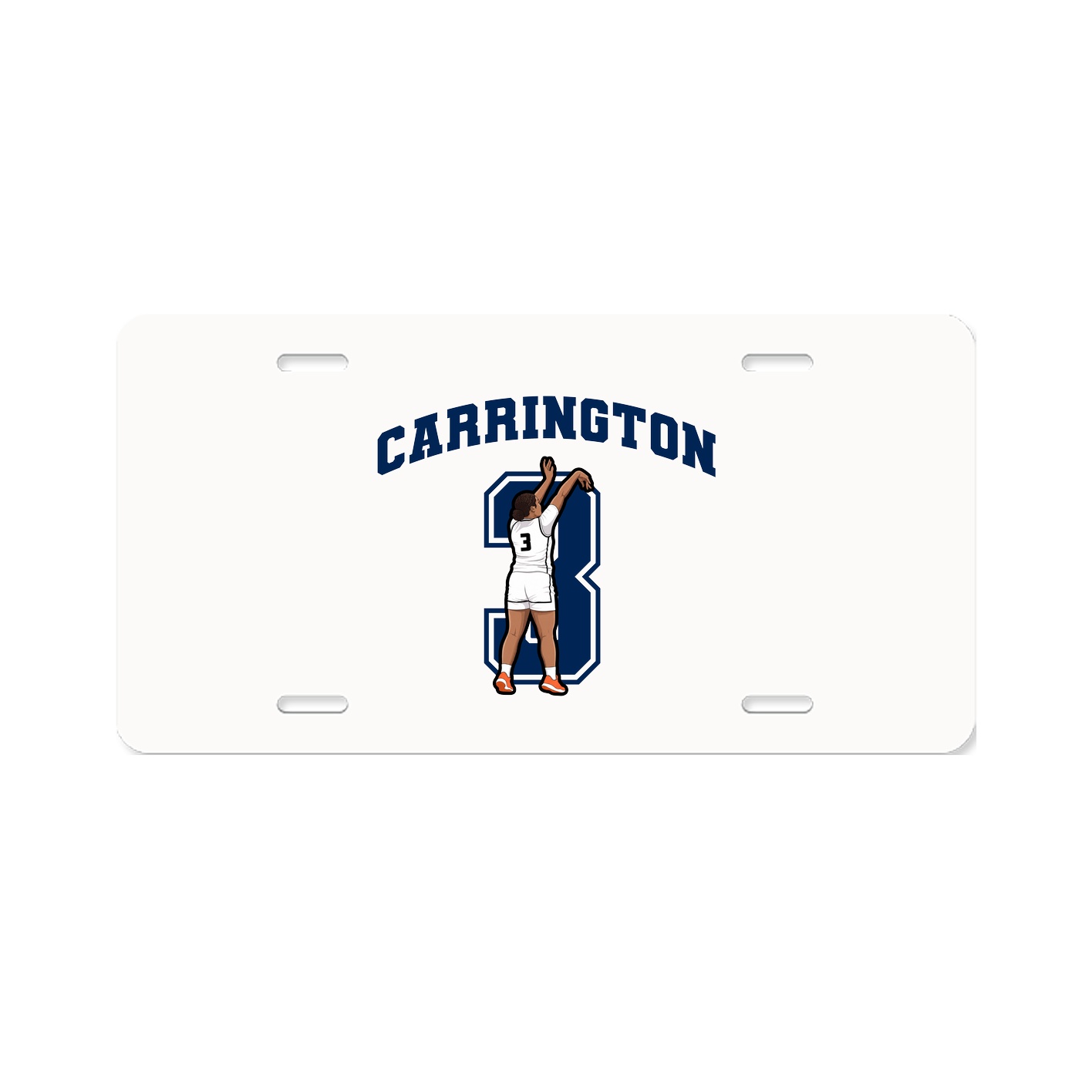 License Plate — Number in Classic