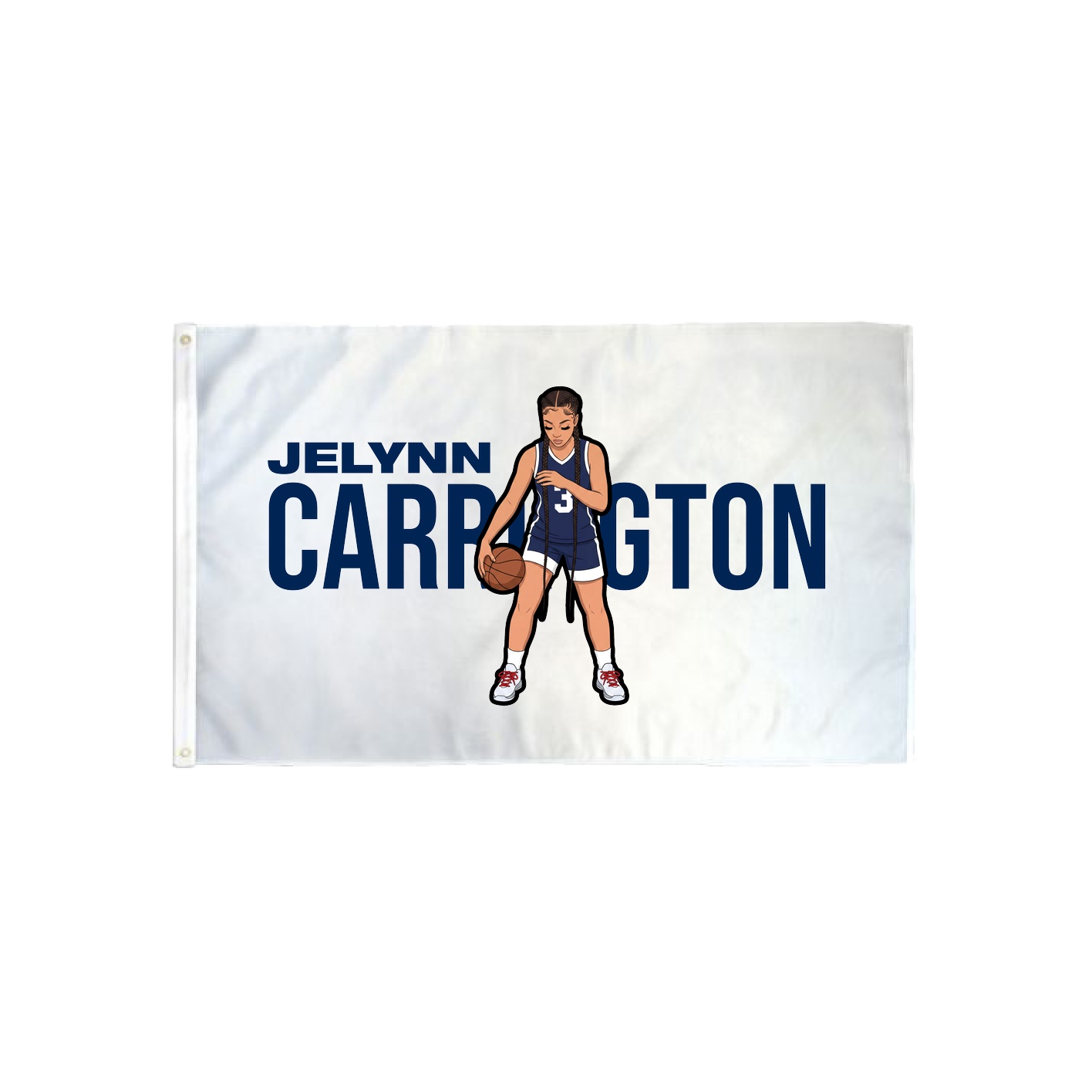 3x5 Flag — Player Name in Classic