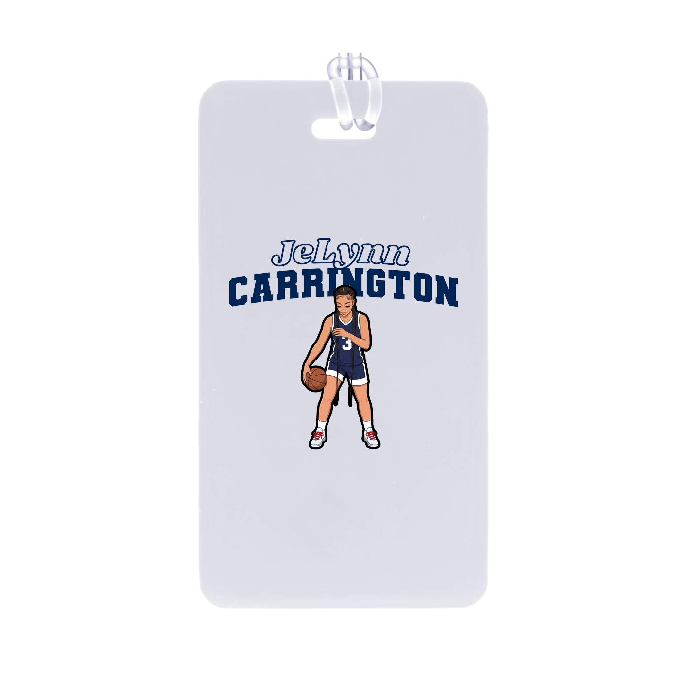 Bag Tag — Name Arch in Classic