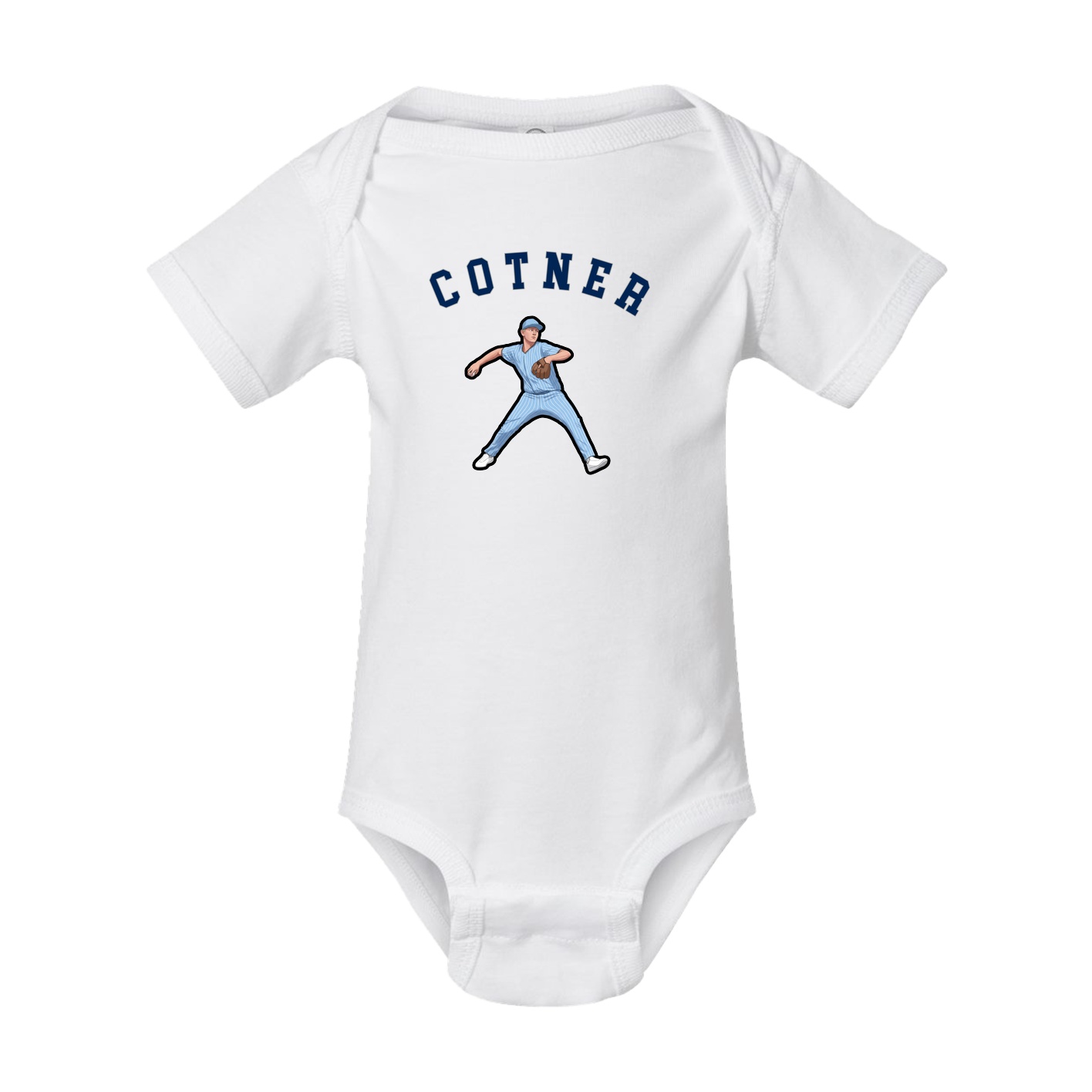 Baby Onesie — Shirsey Arch in White