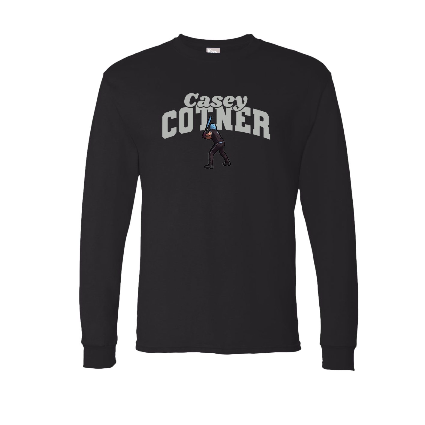 Long Sleeve Tee — Signature Arch in Black