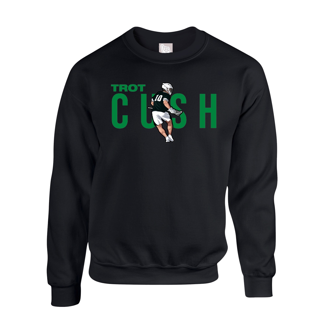 Fleece Crew — Player Name in Black