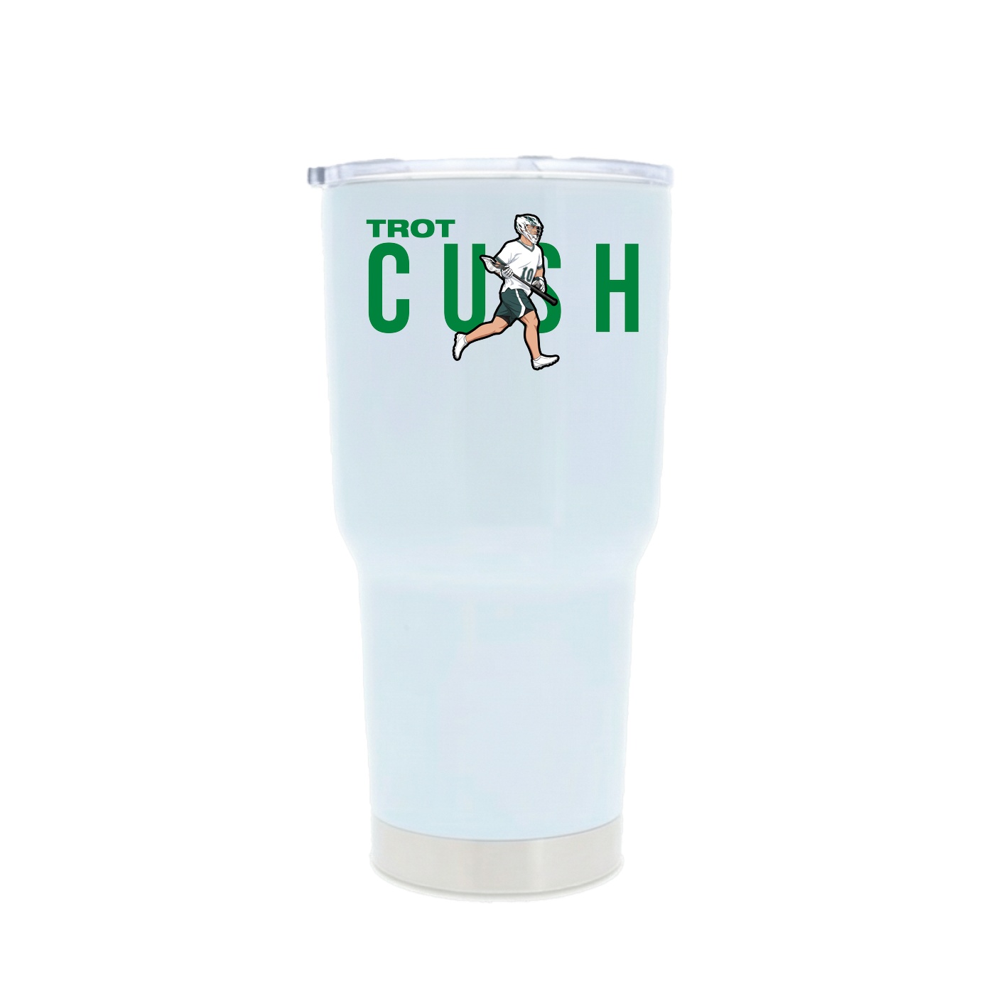 30oz Stainless Steel Tumbler — Player Name in White