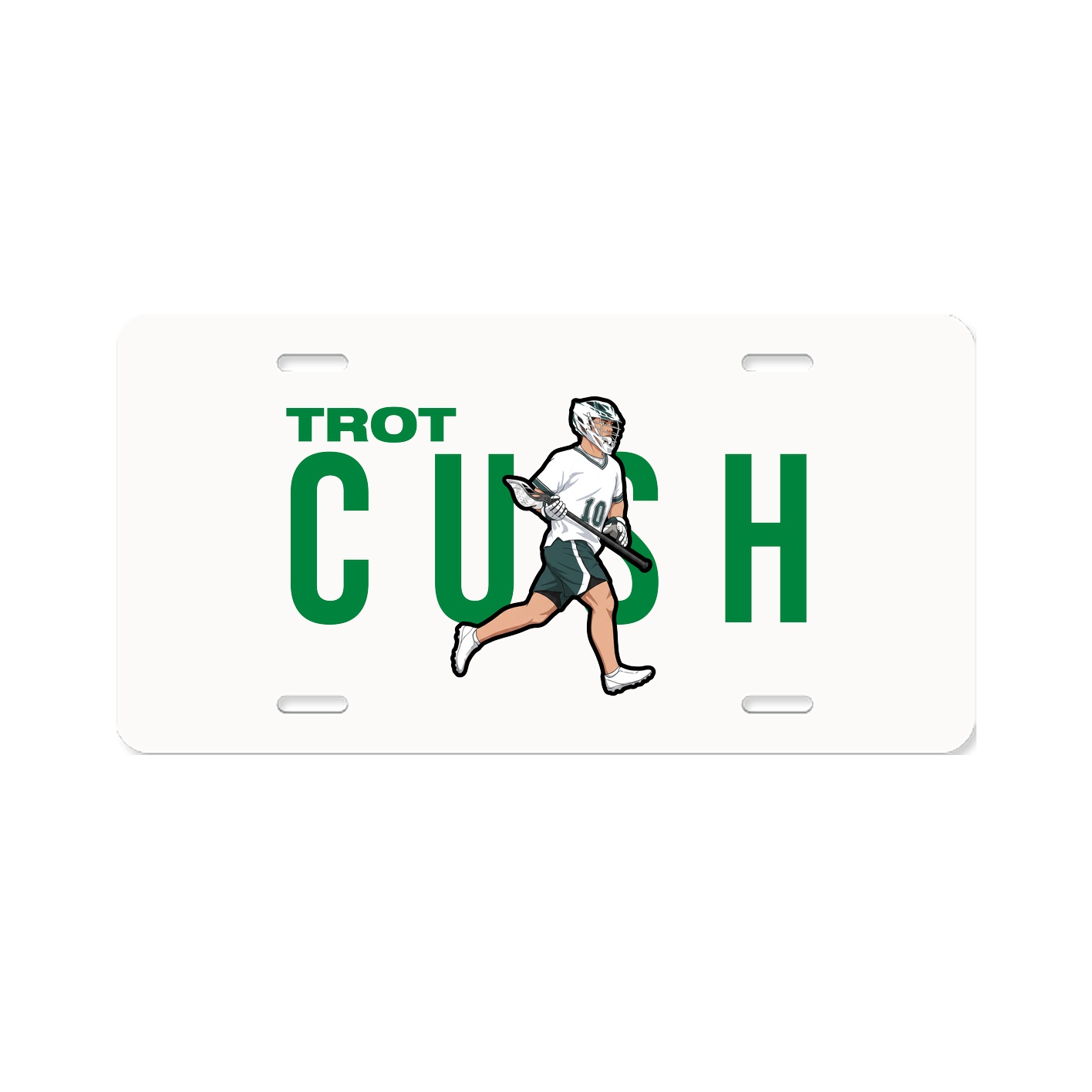 License Plate — Player Name in Classic