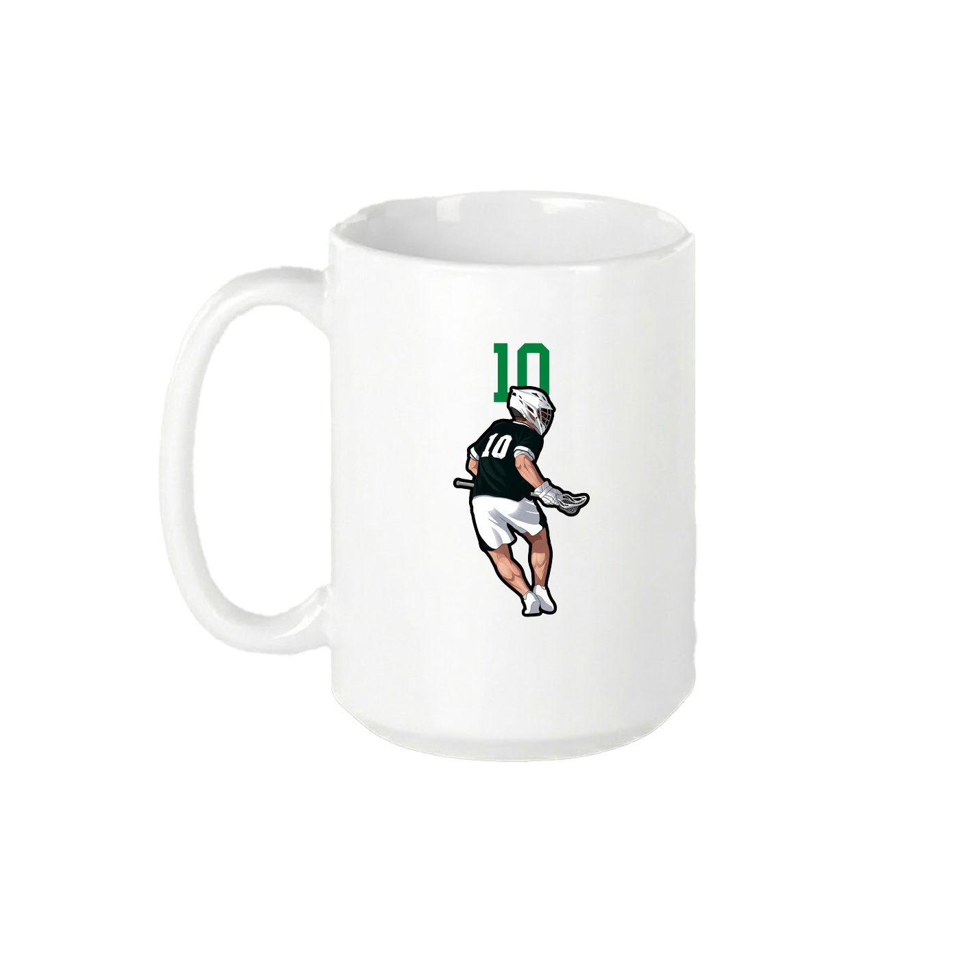 15oz Coffee Mug — Number Top in White