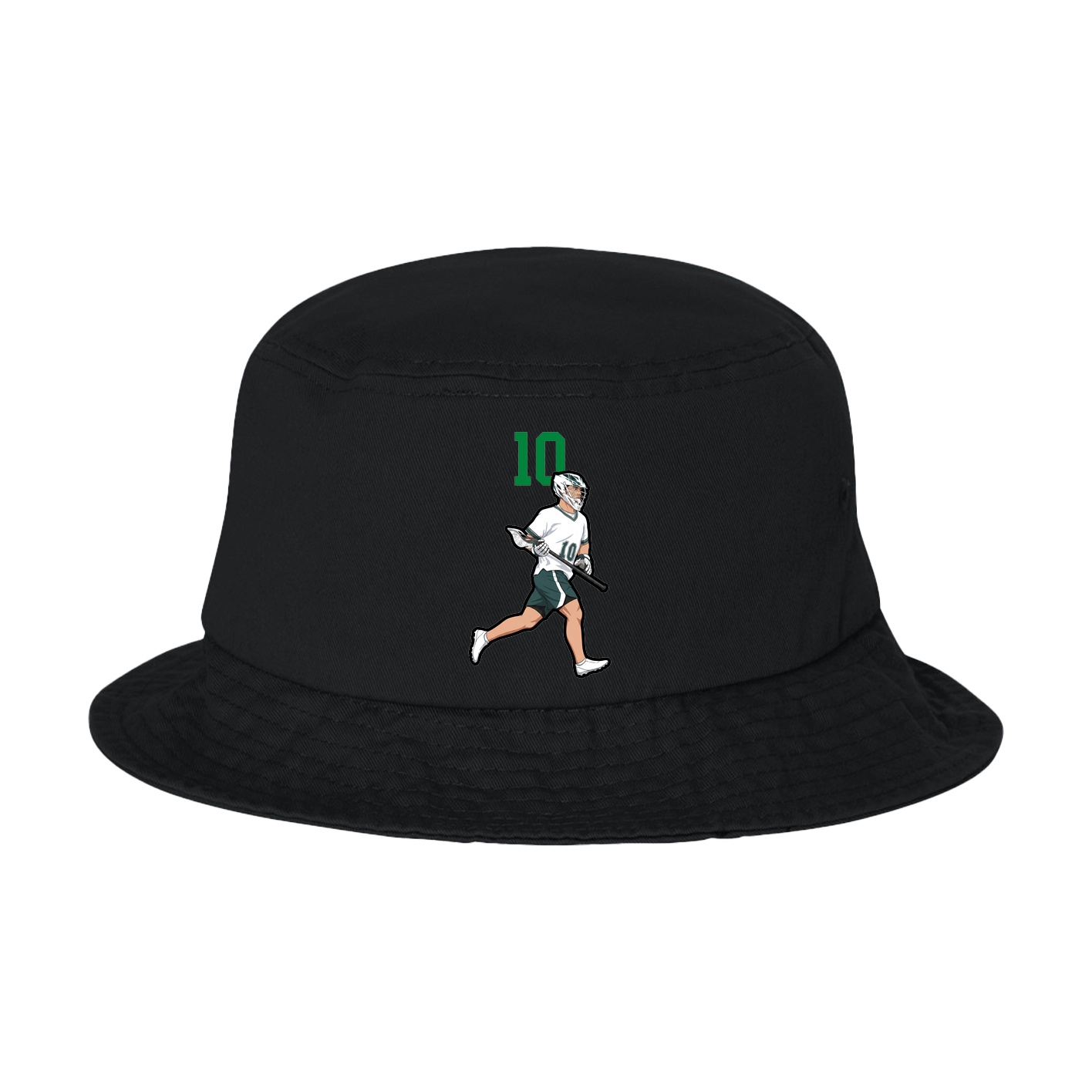 Bucket Cap — Number Top in Black