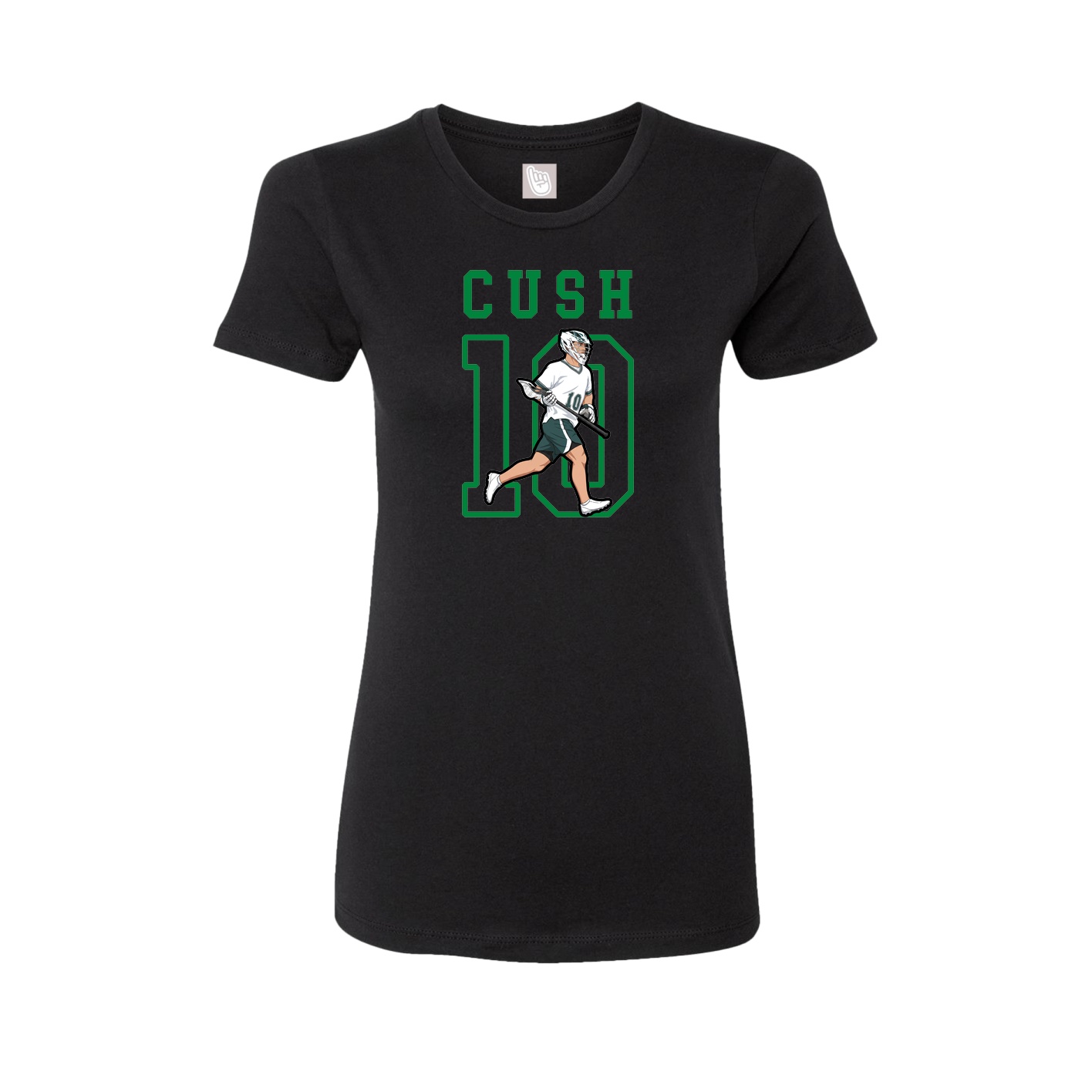 Fitted Women's Tee — Shirsey in Black