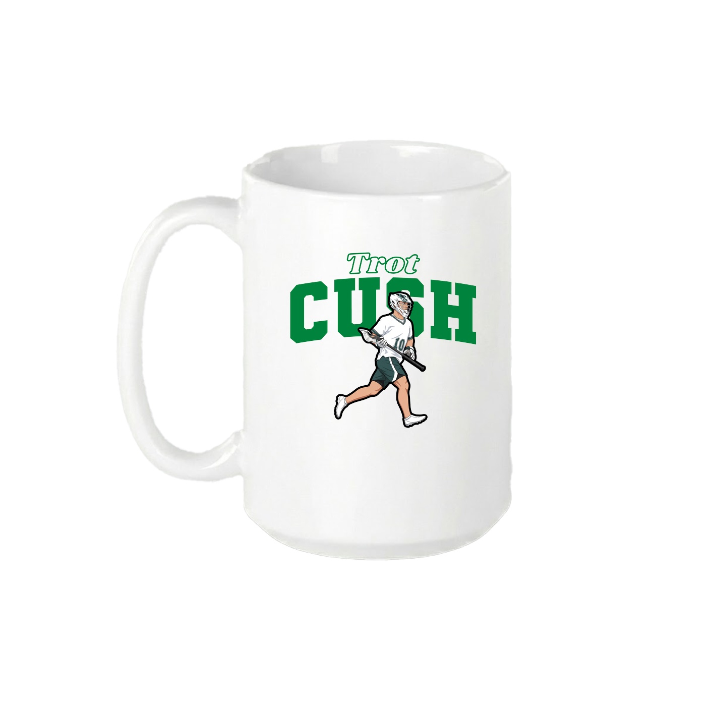 15oz Coffee Mug — Name Arch in White