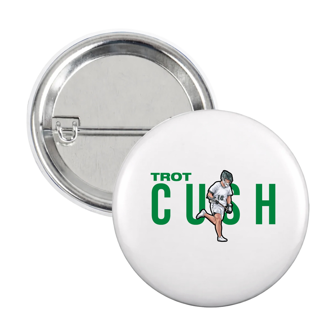Game Day Button — Player Name in White