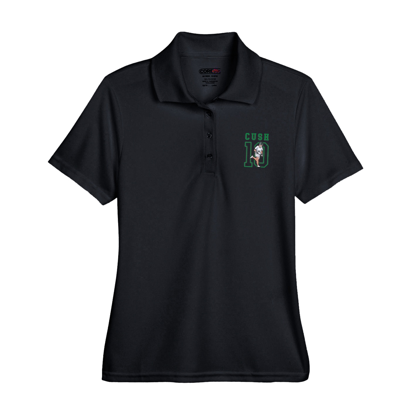 Womens Performance Polo — Shirsey in Black