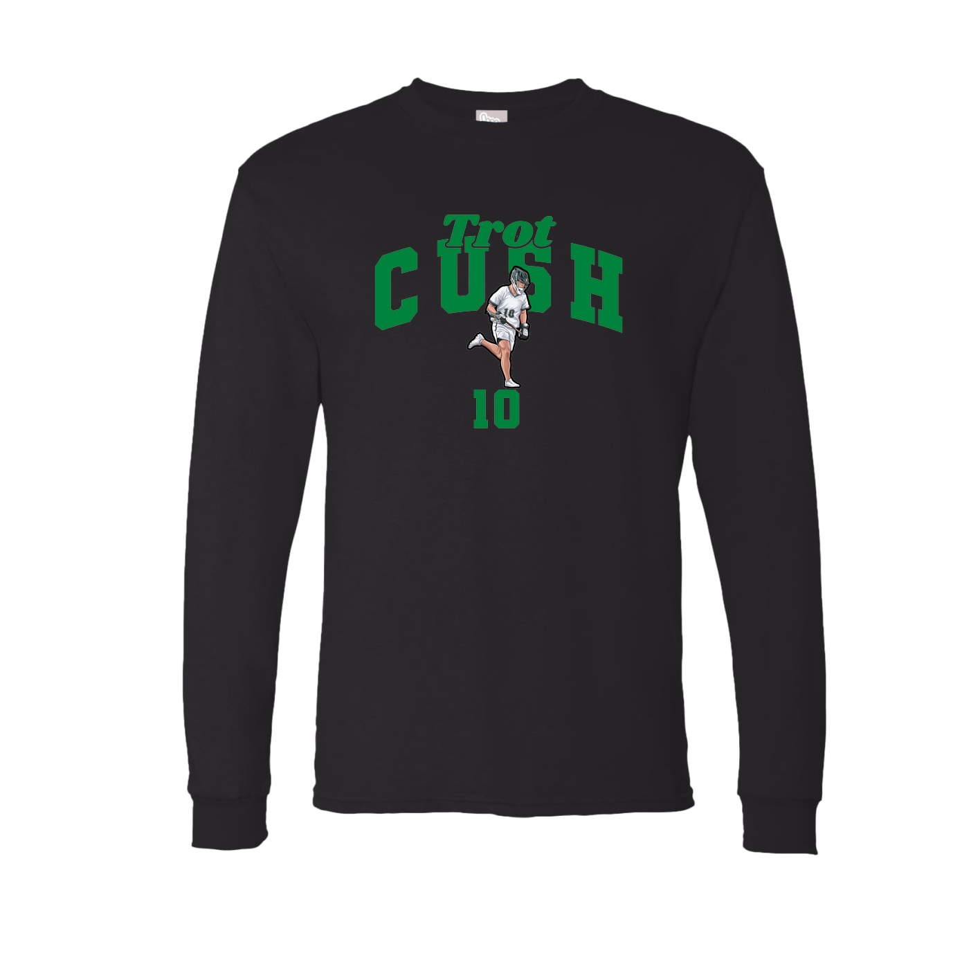 Long Sleeve Tee — Signature Arch in Black