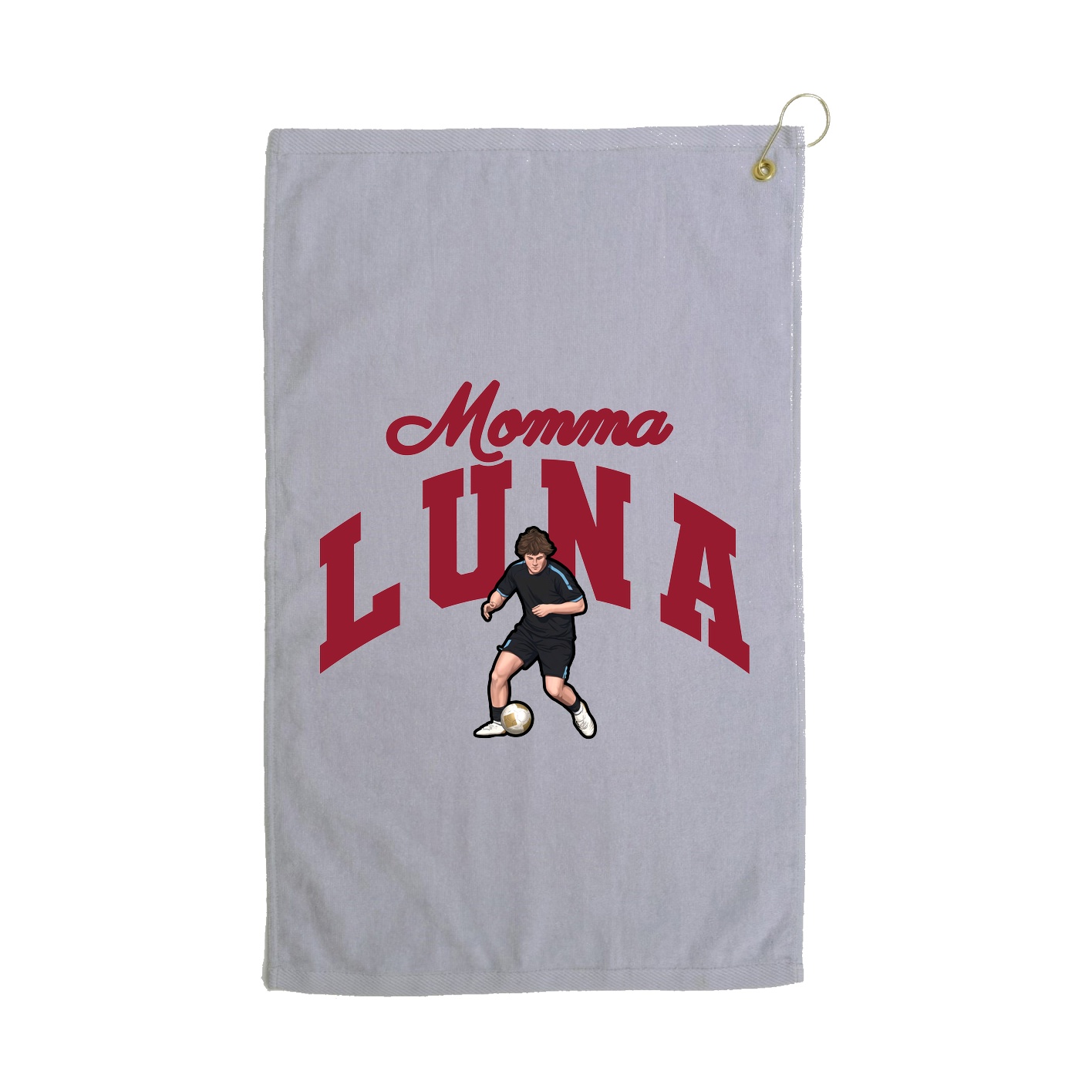 Golf Towel — Mothers Day Arch in Grey