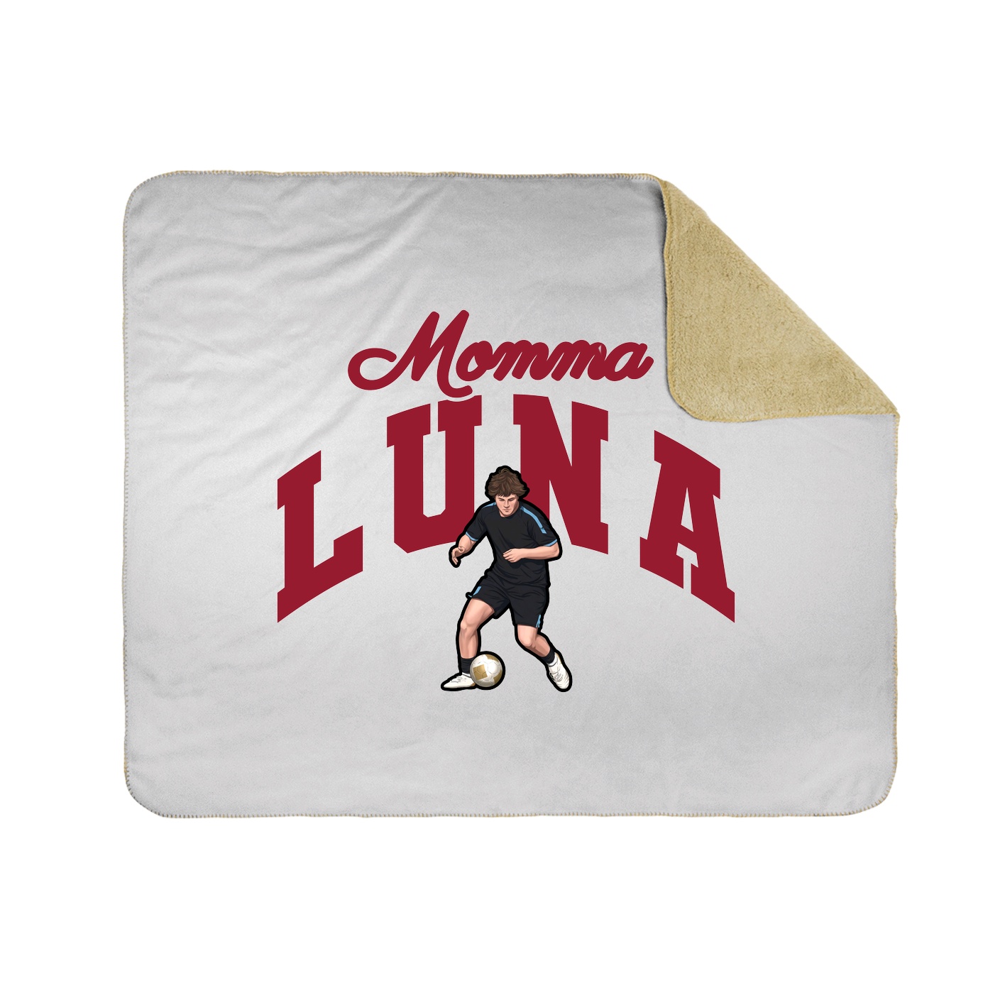 Throw Blanket — Mothers Day Arch in White