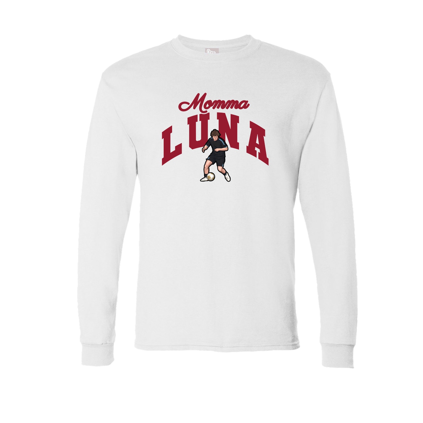 Long Sleeve Tee — Mothers Day Arch in White