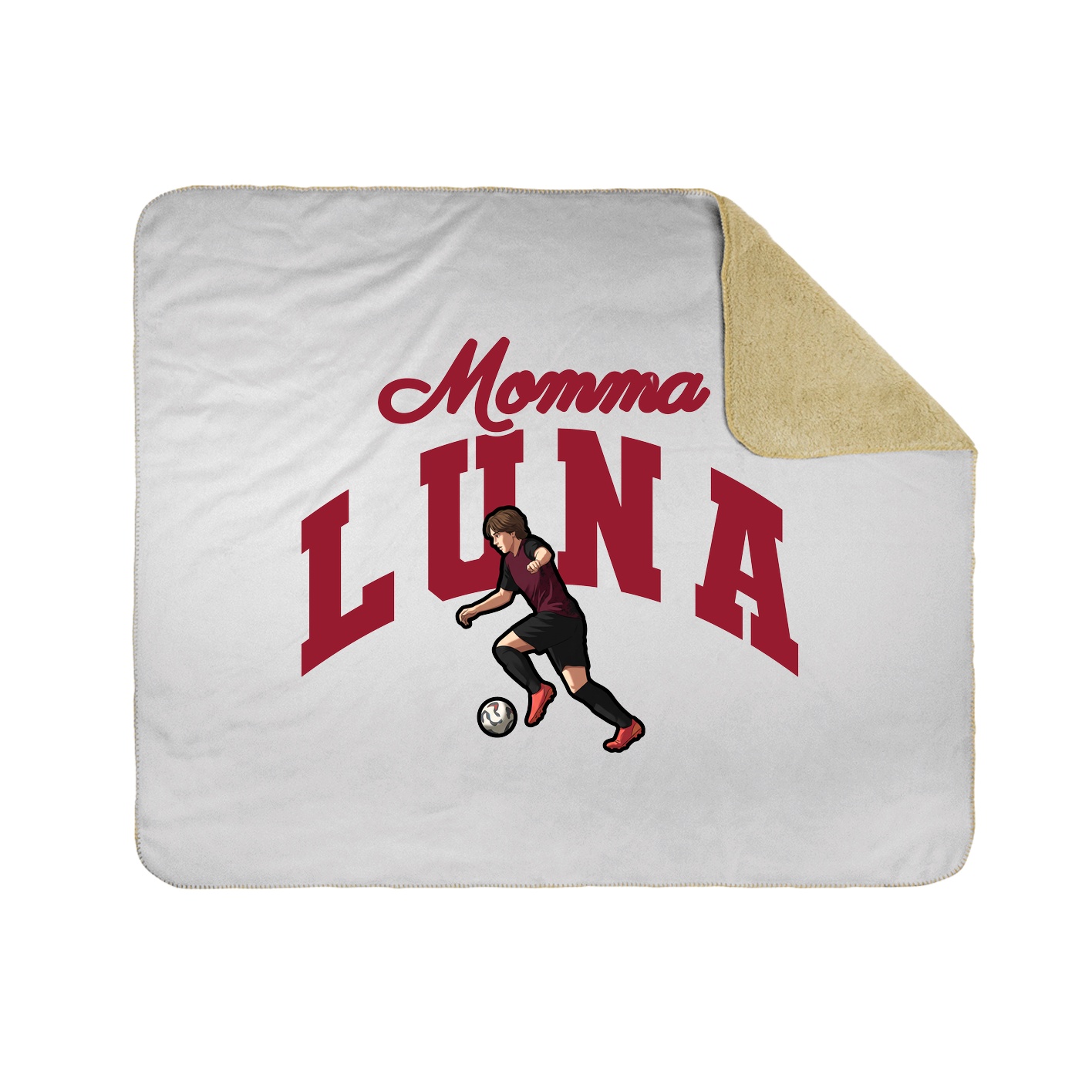 Throw Blanket — Mothers Day Arch in White
