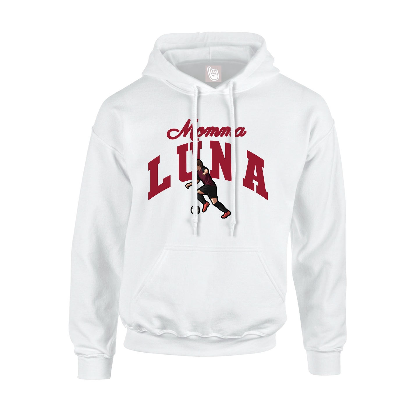 Youth Hoodie — Mothers Day Arch in White