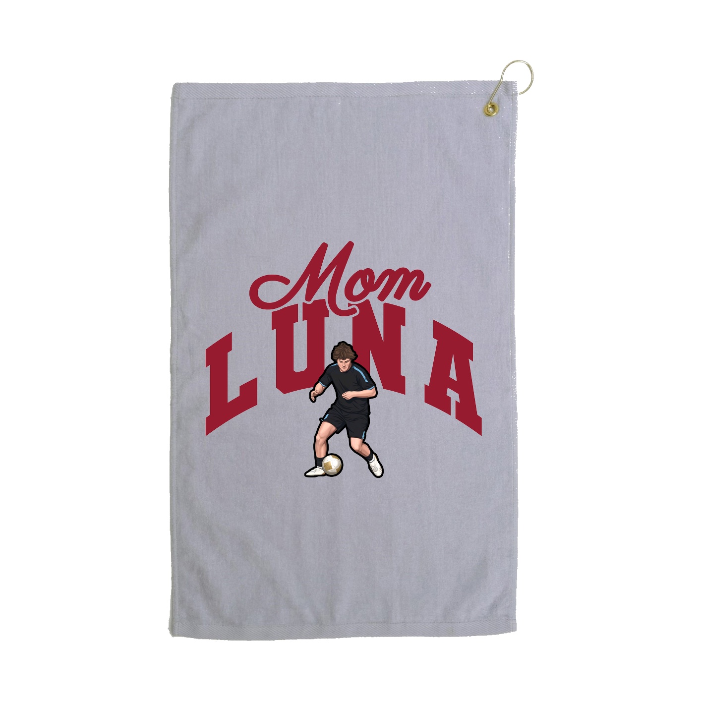 Golf Towel — Mothers Day Arch in Grey