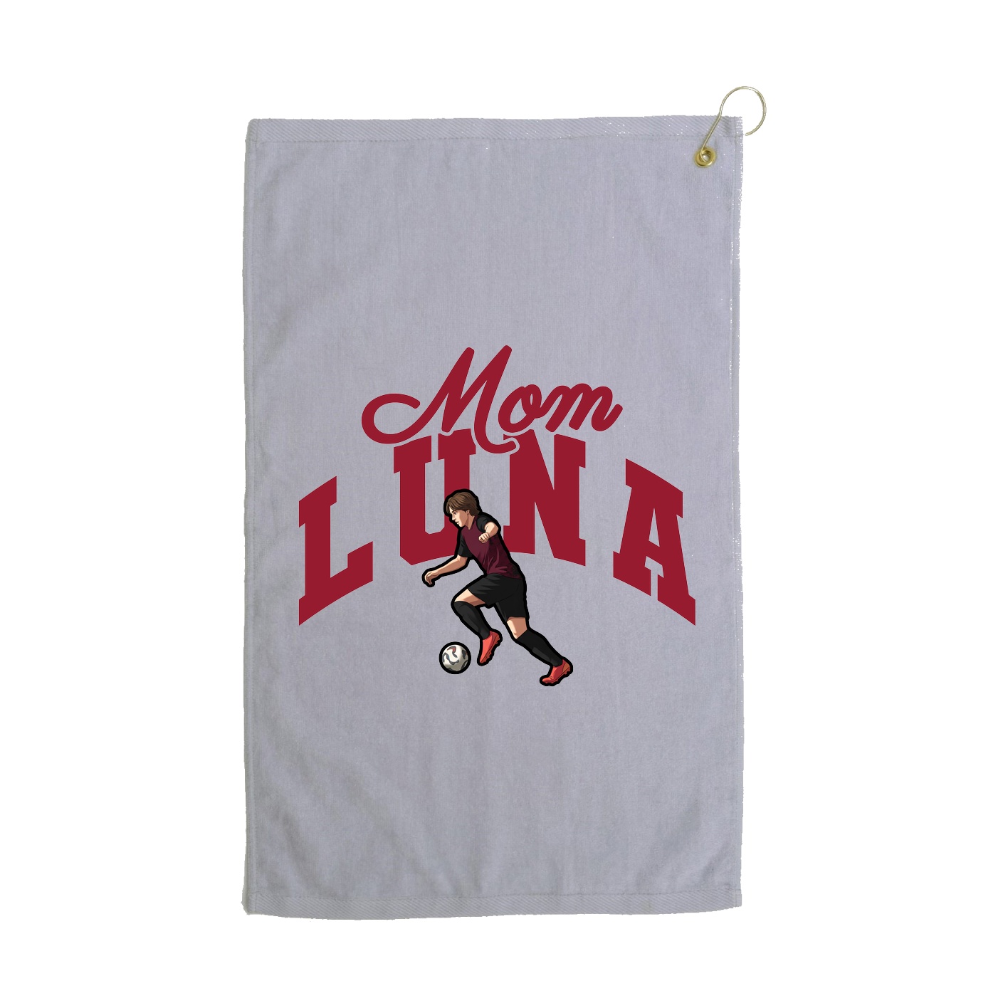 Golf Towel — Mothers Day Arch in Grey