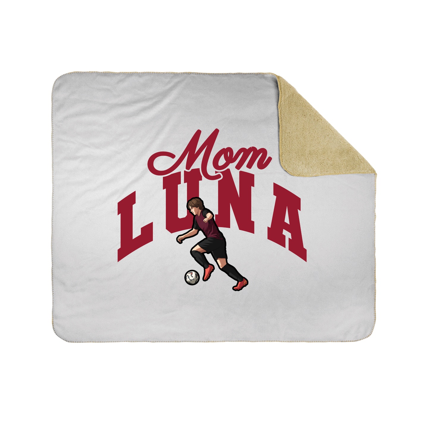Throw Blanket — Mothers Day Arch in White