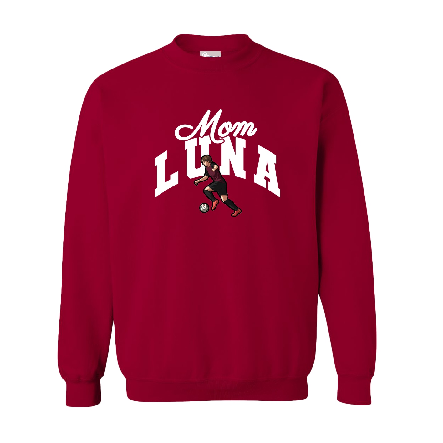 Fleece Crew — Mothers Day Arch in Cardinal