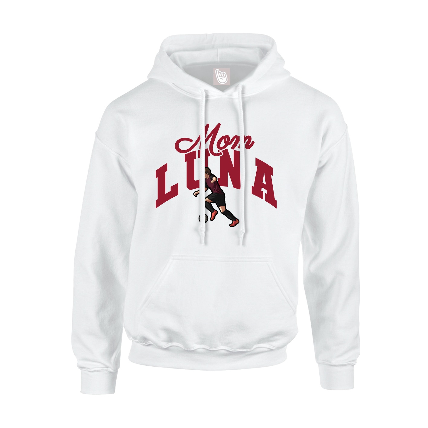 Youth Hoodie — Mothers Day Arch in White