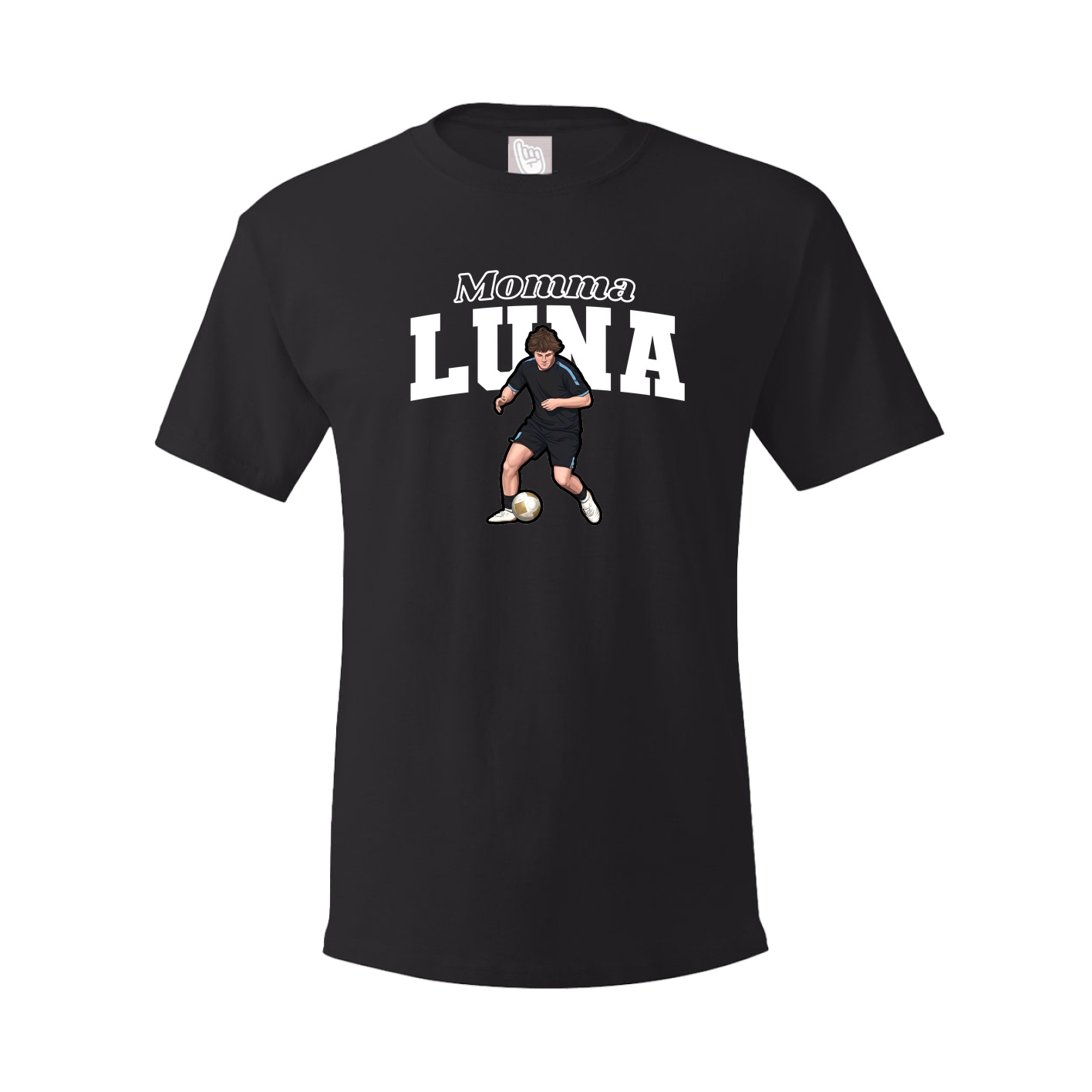 Youth Tee — Mothers Day Block in Black