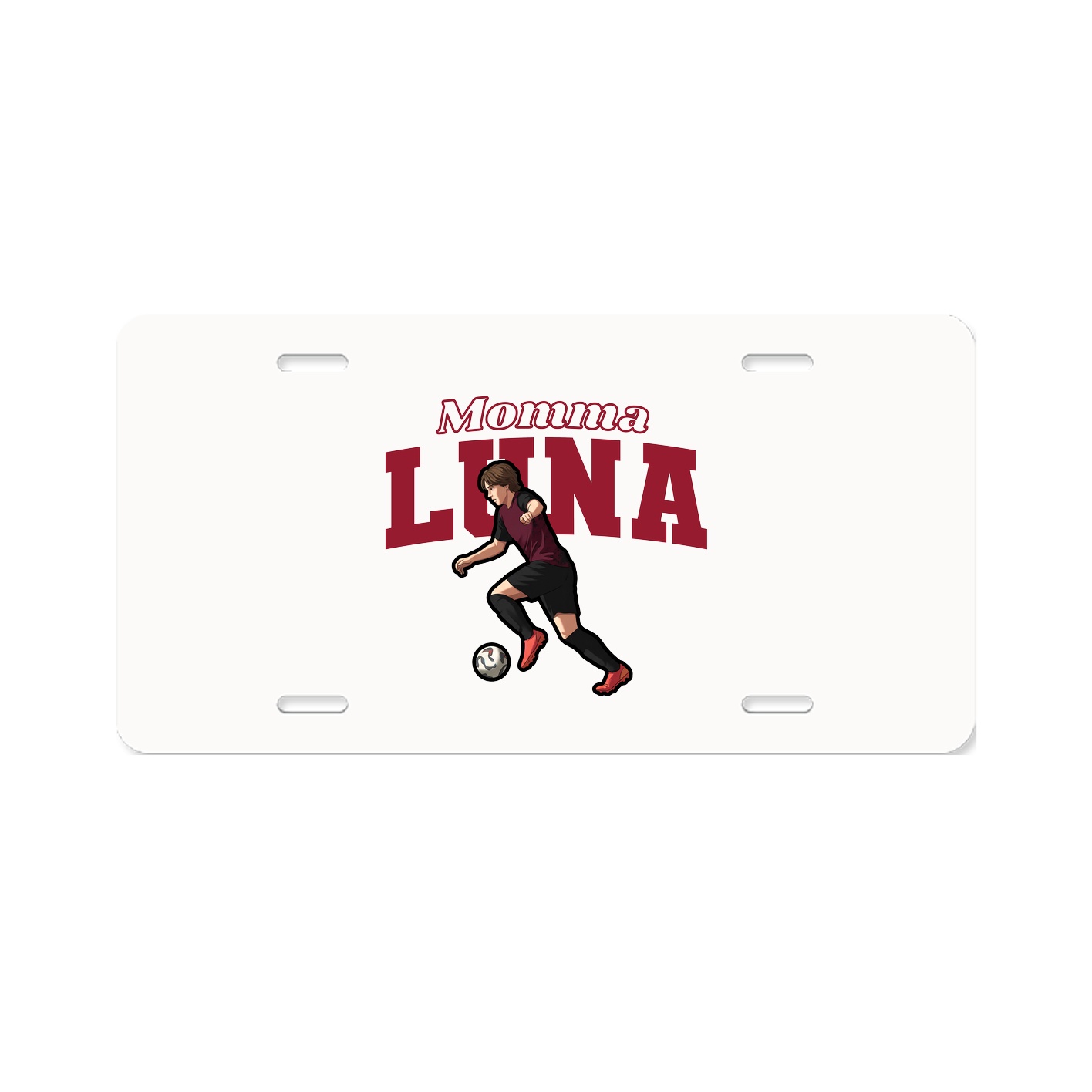 License Plate — Mothers Day Block in Classic