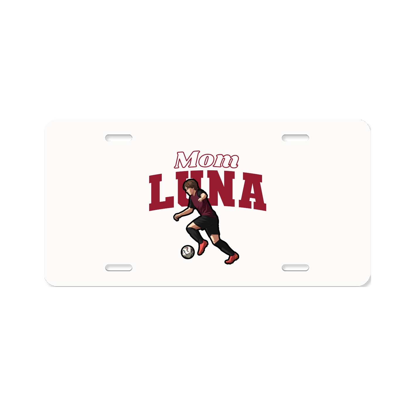 License Plate — Mothers Day Block in Classic