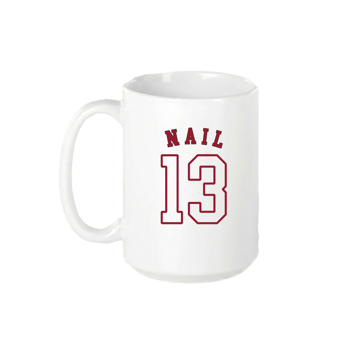 15oz Coffee Mug — Shirsey Arch in White