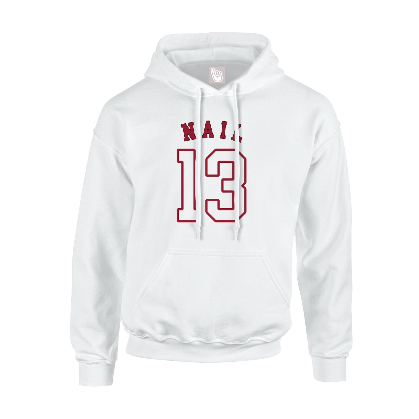 Youth Hoodie — Shirsey Arch in White