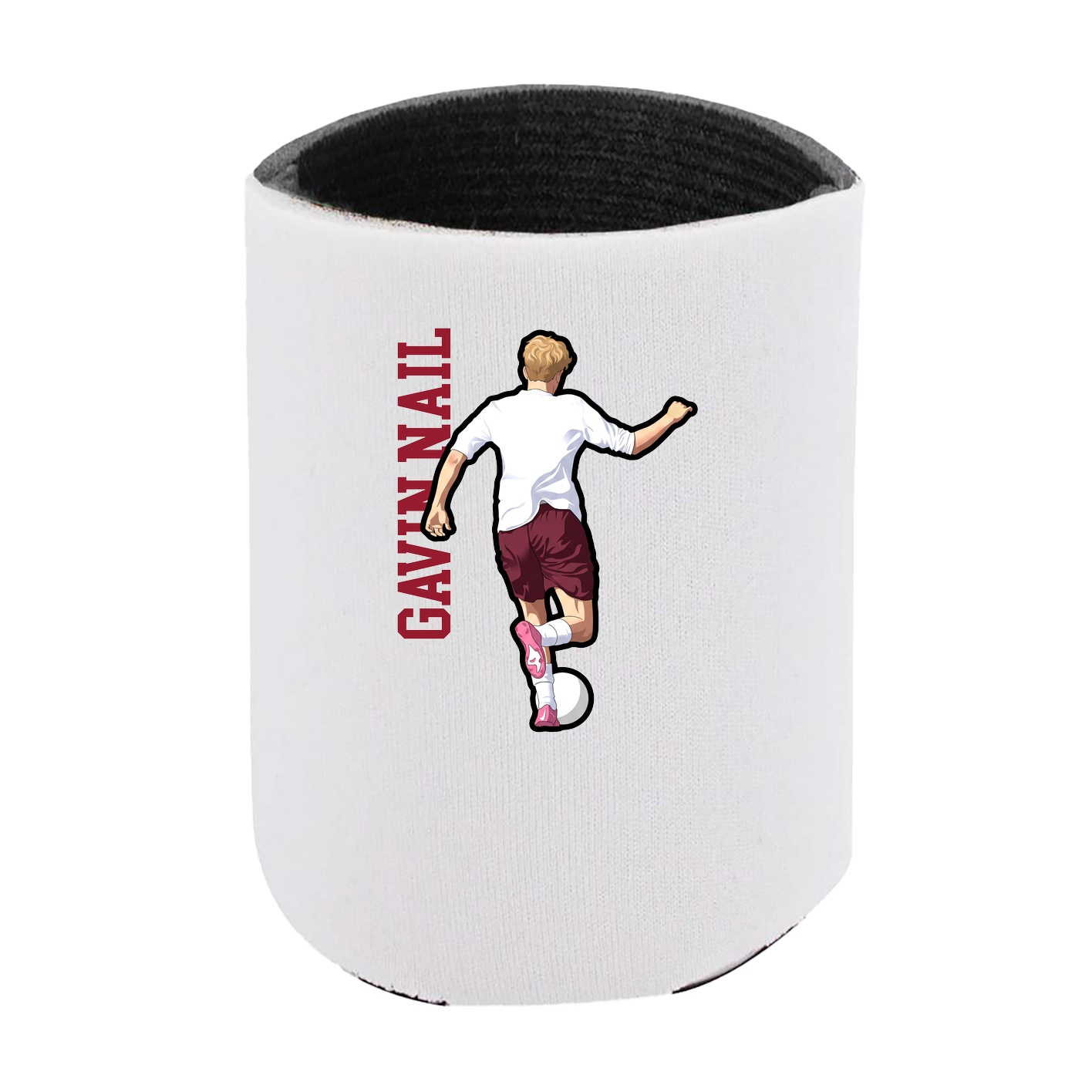 Can Holder — Name Vertical in White