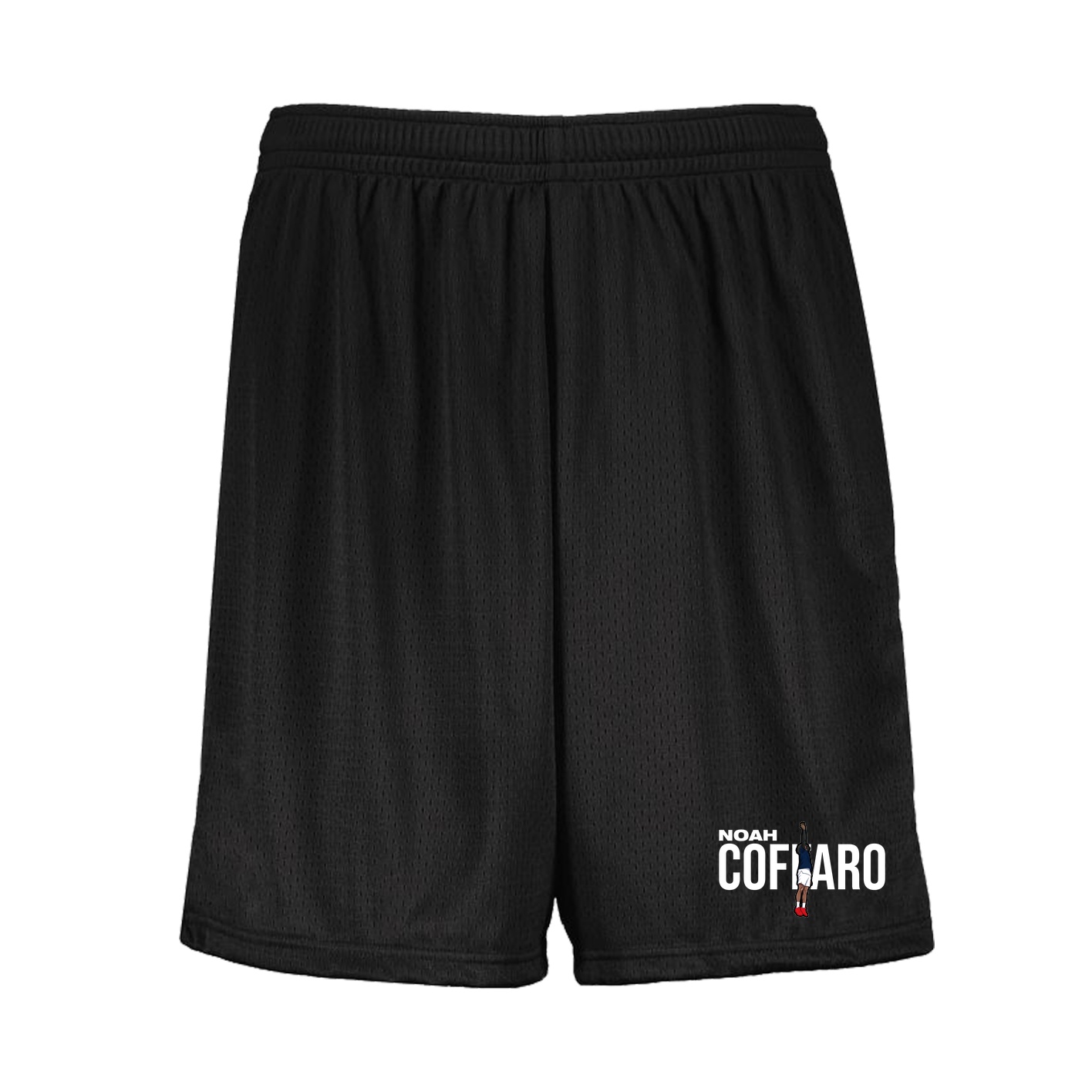 Shorts — Player Name in Black